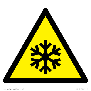 W010 Warning: Low temperature/freezing conditions